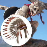 Indiaanipealiku peakate peakate peaehe festivali fantaasiakost&uuml;&uuml;mi karnevali tantsuetenduse jaoks