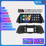 Hizpo 4G LTE 10,25-tolline Automaailma Multimeedia Toetab DSP-d Intelligentset Carplay-d Android Auto-d BMW 5. seeriale F10/F11 520i 525i 528i(2013-2016) NBT HC2 2G 32G AI
