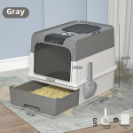 XL Suletud Kassiliivakast UV-steriliseerimise ja Deodoriseerimisega Drawer-type Cat Litter Box