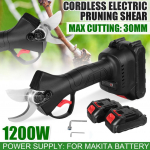 30 mm 600 W juhtmeta elektrilised k&auml;&auml;rid oksak&auml;&auml;rid Puuoksek&auml;&auml;rid Aiat&ouml;&ouml;riistad 7500 mAh 1/2 akuga Only machine