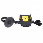 Autotelefoni hoidja kinnitusklamber Universaalne topsihoidja Imega esiklaas Mobiiltelefoni lukustus Automaattarvikud One Size kollane