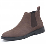 Meeste Oxford Kingad Br&auml;nd Suede Chelsea Nahk Vintage Slip-on Klassikaline Vabaaja Meeste S&otilde;idukingad Pulmad Meeste Ametlik Kingad Terav 38 pruun