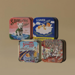 La Savonnerie de nyons Perfume Soap Tin Case 100g 4 types, choose 1 (Lavender/Rose/Vervain/Cotton Flower) rose
