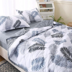 Uus tr&uuml;kkimine tekk kliimaseade lohutav pehme hingav &otilde;huke tekk voodikate &otilde;huke lina pesu puuvillane jahe voodipesu 200X230cm Only a Quilt