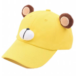 Uus Laste 3D Disain Multifilm M&uuml;ts Karu Anime Multifilm M&uuml;ts Lastele Poiste T&uuml;drukute M&uuml;ts K&otilde;rge Kvaliteediga Pesapallim&uuml;ts Lastele 50cm-55cm kollane
