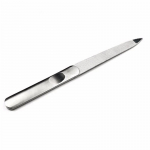 Nail down stainless steel double multi-function nail scrub peeling article polishing nail file Hand beauty tools accessory sliver