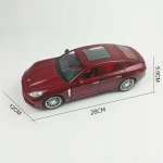 Uus 1:18 Porsche Panamera Sulamist Auto Valatud Mudel Simulatsioonheli ja valgusega T&otilde;mmatav Auto Laste Kodu Kaunistus Kogumis M&auml;nguasi Poisi Kingitus punane
