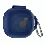 Karabiiniga silikoon&uuml;mbris Kaitsev nahk&uuml;mbris P&otilde;rutuskindel k&otilde;rvaklappide &uuml;mbris Kaas Esik&uuml;ljel n&auml;htav LED ja logo Anker Soundcore P40i jaoks must