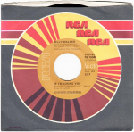 7-tolline plaat BILLY WALKER - Kui ma sind kaotan / Ma armastaksin tunda PB10345 RCA Victor 1975 Kanada Folk Kasutatud