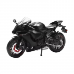 1/12 m&otilde;&otilde;tkava Yamaha YZF R1 metallist survevalatud mootorratta m&auml;nguauto mudel kummist rehvidega rooliga rattad m&auml;nguasjad mootorrattad lastele lastekaitsep&auml;eva kingitused must