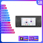 Hizpo 7-tolline 2-DIN Android 13 autode multimeediam&auml;ngija BMW X5 11 E53 E39 M5 1996-2003 jaoks Stereo GPS-navigatsiooniga Heli Intelligentne Carplay 4G Autoraadio S8 8Core 8G 128G