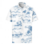 Meeste Hawaii tr&uuml;kitud n&ouml;&ouml;biga l&uuml;hikeste varrukatega s&auml;rgid Meeste vabaaja moodsad l&uuml;hikeste varrukatega s&auml;rgid XXXXXXXXL