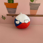 10cm Polandball Pl&uuml;&uuml;sm&auml;nguasi UK Ukraina Saksamaa Countryball T&auml;idisega Nukk Dekoratsioon 10cm