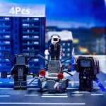 Suur suurus Uus Skibidi Tualetikasti ehitusklotsid Suur Titan Kaamerapoiss K&otilde;neleja Mini tegelaskuju M&auml;nguasjad