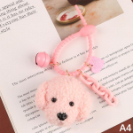 Kawaii Dog Plush Pet Lovers Diy v&otilde;tmehoidja kvaliteetne ripats paarid sobivad