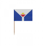 Hambatikud - Saint-Martini hambatikud - 6,5 cm - 100 t&uuml;kki - Kleepuv plastik - Bambusest pulk