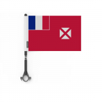 Drapeau - Wallis-et-Futuna - 14 x 21 cm - 5 t&uuml;kki - pol&uuml;ester - J&auml;lje rekto/verso
