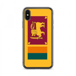 Coque iPhone &ndash; mitmev&auml;rviline &ndash; Drapeau du Sri Lanka &ndash; Souple &ndash; Disain &ndash; iPhone XS