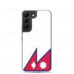 Coque T&eacute;l&eacute;phone Drapeau du N&eacute;pal Samsung Galaxy S22