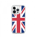 Coque iPhone &ndash; iPhone 14 Pro &ndash; Drapeau Royaume-Uni &ndash; Supp &ndash; Mitmev&auml;rviline &ndash; Plastikust l&auml;bipaistev