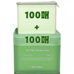 MEDIHEAL &ndash; Trouble Care Toner Pads &ndash; 200 Pads (100 + Refill), Tea Tree, Pore Purifying