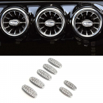 Mercedes Benz GLA klassile GLA200 GLA220 GLA250 2020 2024 konditsioneeri v&auml;ljalaskeava AC ventilaatori kristallist viimistlusring teemantkleebis