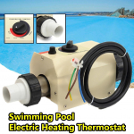 Basseini soojuspump 2KW 220V Elektriline ujumisbasseini ja SPA vanni k&uuml;ttevann vooluk&uuml;ttekeha 220V Basseini termostaadi tarvikud