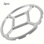 2 tk wok-panni tugiresti v&auml;ikese pliidi poti p&otilde;letitele wok-resti abitugi gaas &uuml;mara p&otilde;hjaga alus alumiiniumist r&otilde;ngad grilliplaat 15,4 cm 2pcs