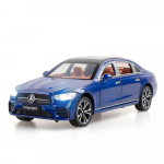 1/24 BENZ E-klass E300 L Sulamist Autopilt Diecasts Metallist M&auml;nguautod Autopilt Simulatsioonheli ja -valgusega Kollektsioon Lastekingitused sinine
