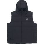 Adidas &Uuml;hev&auml;rviline Prinditud Logo Seisukrae Vabaaja Spordivest Meeste Vest Must HG6277 XXL