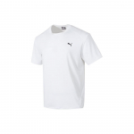 Puma &Uuml;hev&auml;rviline lahtise l&otilde;ikega &uuml;mara kaelusega l&uuml;hikeste varrukatega langeva &otilde;lajoonega T-s&auml;rk Unisex T-s&auml;rk Valge 682915-02 M