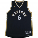 Adidas X NBA Toronto Raptors Swingman Fan Edition Cory Joseph 2015-16 Hooaeg Vabaaja Spordi V-kaelakorige Korvpallis&auml;rk Unisex s&auml;rk Must AM4968 L