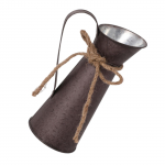 Prantsuse Country Elegance rauast lillevaas V&auml;ike &uuml;rgne talumaja kann Piimakann lilleseadete jaoks maavaas C