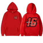 2025 Uus Number 16 Charles Leclerc V&otilde;idus&otilde;itja Graafiline Huppar Mehed Naised vintage Vabaaja Dressipluus Unisex Fliis Pikkade varrukatega pullover S