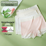 Fenteng Women's 10A Antibacterial Breathable Boxer Briefs (3-Pack) L