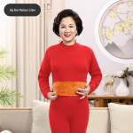 Nanjiren Women's Thick Fleece-Lined Thermal Underwear Set NJR7701 2XL