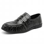 Prantsuse Retro Madalad Kingad Meeste Originaalsed Beežid Vabaajakingad Meeste Slip-On Kingad Mugavad Kerged Meeste Mokassiinid mocasines de hombre 39 must