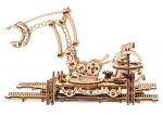 UGears Vineerist Raudtee Manipulaator Mehaaniline Linna Seeria Kogutav Mehaaniline Mudel