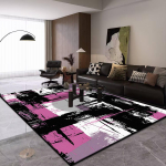 Moodne abstraktne vaip Suur elutuba Kerge luksusdiivan Libisemiskindel matt Pestav r&otilde;dukaunistuse matt Laste magamistoa matt 60*90cm gray