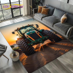 27 Stiili Veoauto Retro 3D Traktor Auto Vaip Vaip elutuppa Magamistuppa Kodu Diivani Kaunistus, Lasteala Vaip Libisemisvastane P&otilde;randamatt Kingitus 70x100cm( 27x39in )