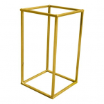 Lillevitriin Kuldne k&otilde;rge p&otilde;randavaas Taimede riiul Eemaldatav metallist lillep&otilde;randahoidik kodupeo jaoks kuldne