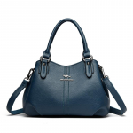 Lihtne retro kandekott, mitme sahtliga crossbody kott, vabaaja &otilde;lakott sobib igap&auml;evaseks kasutamiseks, vabaajaks, t&ouml;&ouml;le s&otilde;itmiseks 29*11*20.5cm sinine