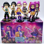 UUS 6 tk/komplekt k-popi n&otilde;iak&uuml;ttimise r&uuml;hma, Saja Poiste, Superstaar Rumi PVC tegevuskuju m&auml;nguasja, anime figuuri nuku jaoks f&auml;nnide kingituseks white