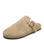 Shevalues Klassikalised Korgist Klapid Sandaalid Naistele Meestele Pehme Tald Suede Sandaalid Toetusega Kaarale Trendikad Rannaklapid Kodu Meeste Mules 43 beige