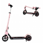 Elektrit&otilde;ukeratas, Kahe piduris&uuml;steemiga, Reguleeritav juhtraud 86-99cm, 130W mootor, 3 kiirust 8-14km/h, 8km s&otilde;iduulatus, LED-ekraan ja valgustus, 6-12-aastastele lastele ja teismelistele roosa