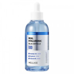 Wellage Real Hyaluronic Blue 100 Ampull 75ml &ndash; S&uuml;gav niisutus, niiskuse t&otilde;stmine, Korea 75ml