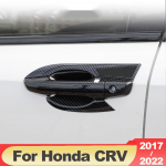 ABS-i s&uuml;sinikkiust auto uksek&auml;epideme kaitsekatted trimmiga uksekausi kaane kleebis Honda crv CR-V 2017 2018 2022 jaoks A Silver