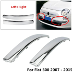 Kroomh&otilde;bedane Auto Esip&otilde;rniku Liist Alumine Viimistlus Fiat 500 2007-2015 jaoks Kroomitud Stiiliga P&otilde;rniku Alumine Viimistluskate 735455056 /57 Only Left