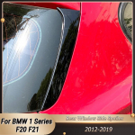 2Pcs Rear Window Side Spoiler Wing Gloss Black ABS Antiaging Replacement For BMW 1 Series F20 F21 2012- Body kits Gloss Blakc