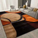 Luksuslik geomeetrilise prindiga vaip Elutoa kaunistus Esik Suur suurus Pehme dekoratiivne vaip Magamistuba Kodu Hotell P&otilde;randamatt Pestav 120x160cm